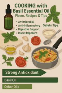 Basil essential oil for cooking 