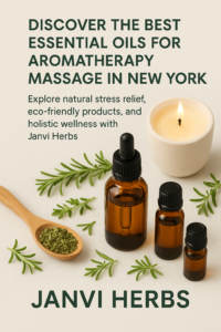 essential oils for aromatherapy massage in New York